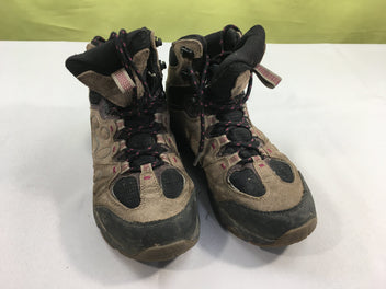 Bottines de marche brunes Jack Wolfskin, 37,5 usées