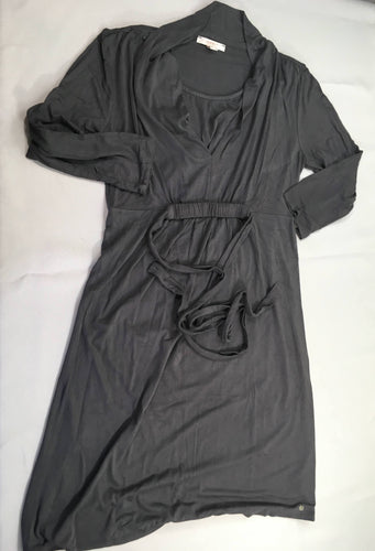 Robe d'allaitement m.l jersey gris foncé, moins cher chez Petit Kiwi