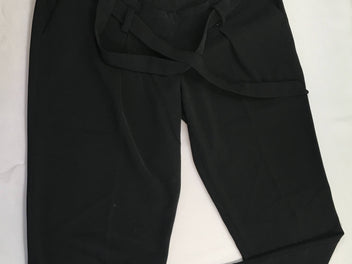 Pantalon léger noir ceinture