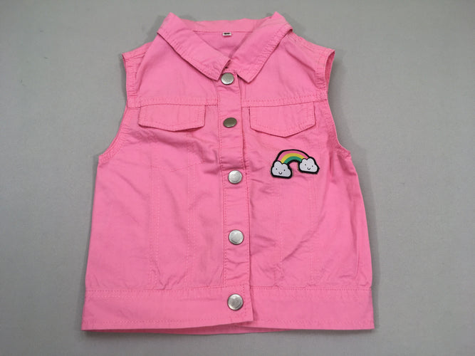 Gilet/veste s.m rose nuage, moins cher chez Petit Kiwi