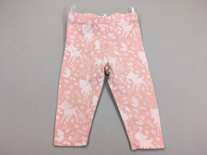 Legging épais rose Bambi, moins cher chez Petit Kiwi