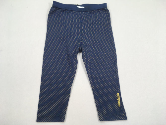 Legging bleu pois, moins cher chez Petit Kiwi
