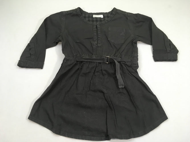 Robe m.l noir, légèrement décolorée, moins cher chez Petit Kiwi