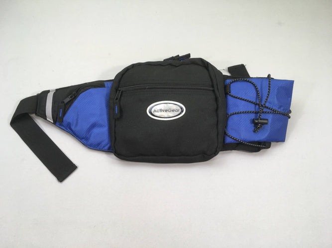 Sac Banane confort ActiveGear noir-bleu, moins cher chez Petit Kiwi