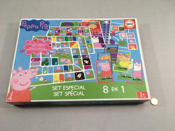Peppa Pig- Set spécial 8 en 1-Manque 1 petit jeton +3a