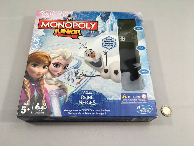 Monopoly Junior La Reine de neiges 5+, 2-3 joueurs, moins cher chez Petit Kiwi