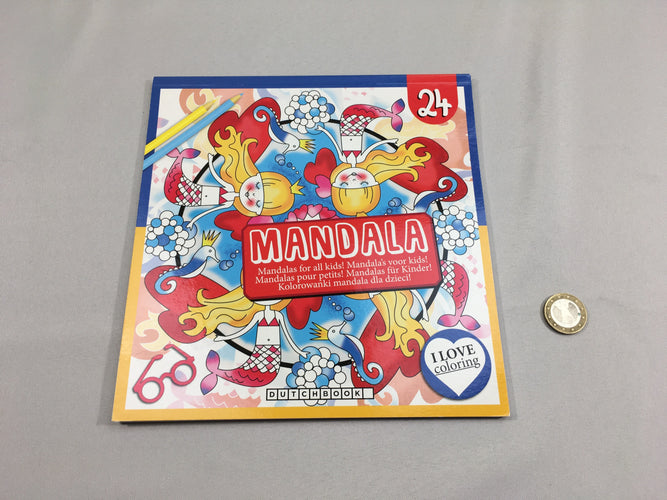 24 Mandala à colorier, moins cher chez Petit Kiwi