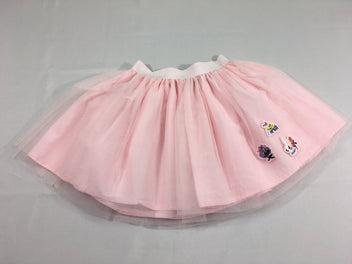 Jupe tulle rose sequins