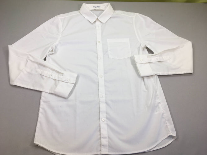 Chemise m.l blanche, moins cher chez Petit Kiwi