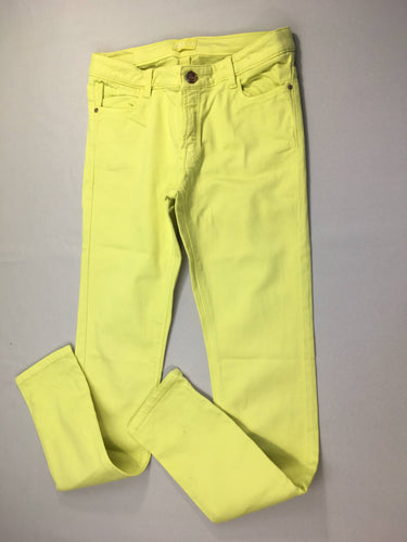 Pantalon jean jaune vif, moins cher chez Petit Kiwi
