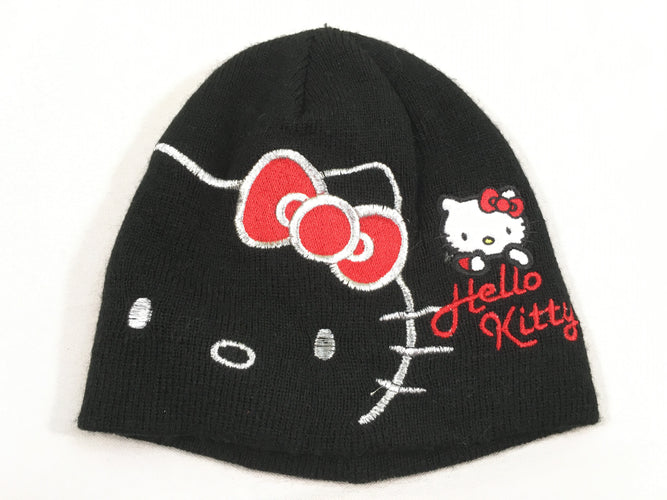 Bonnet noir Hello Kitty, moins cher chez Petit Kiwi