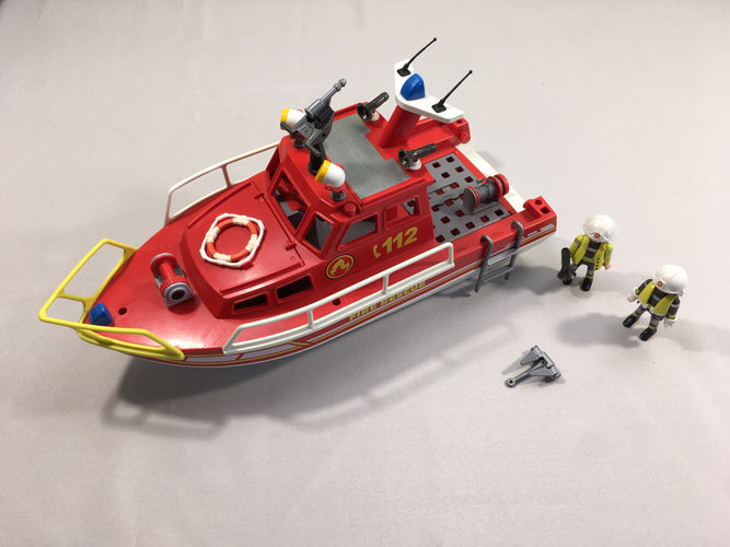 Bateau de sauvetage et pompiers 70147 - sans moteur et manque