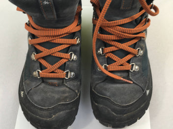 Bottines noir/vert/orange quechua, 37
