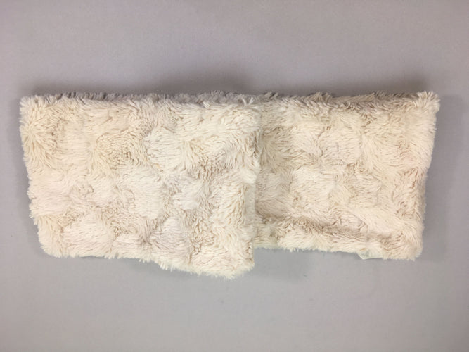 Tour de cou peluche beige, moins cher chez Petit Kiwi