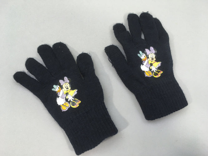 Paires de gants bleu foncé Minnie, moins cher chez Petit Kiwi