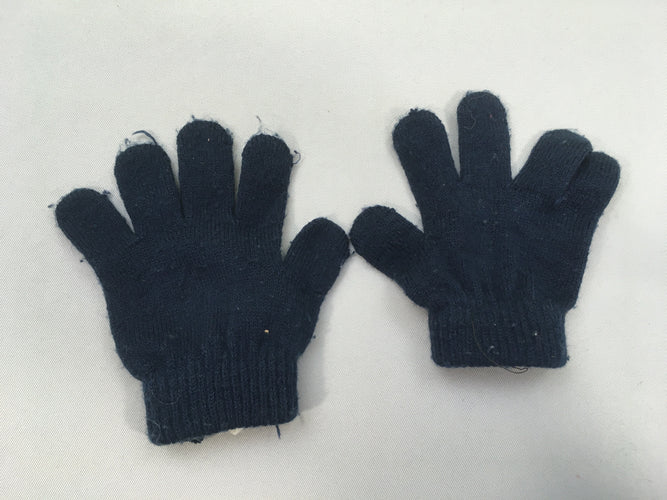 Paires de gants bleu foncé, moins cher chez Petit Kiwi