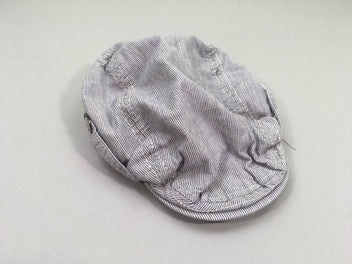 Casquette gavroche bleu lignée