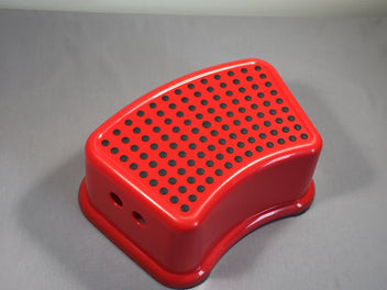 Marche-pied rouge