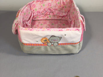 Panier de toilette - tons roses
