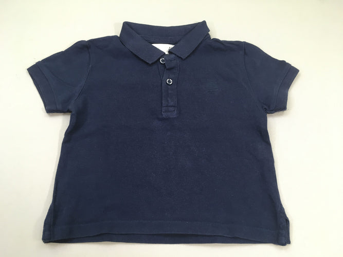 Polo m.c bleu foncé, moins cher chez Petit Kiwi