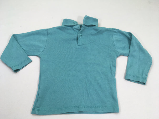 T-shirt col roulé bleu, moins cher chez Petit Kiwi