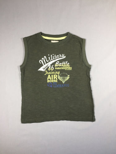 T-shirt s.m vert "Militarayé", moins cher chez Petit Kiwi