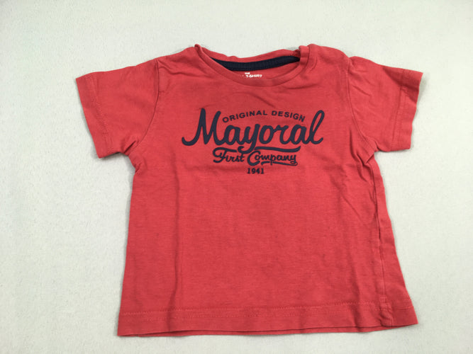 T-shirt m.c rouge Mayoral, moins cher chez Petit Kiwi