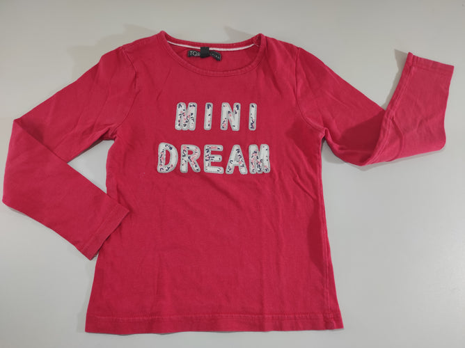 T-shirt m.l rose "mini dream", moins cher chez Petit Kiwi