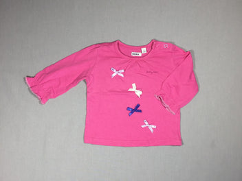 T-shirt m.l rose - petits noeuds