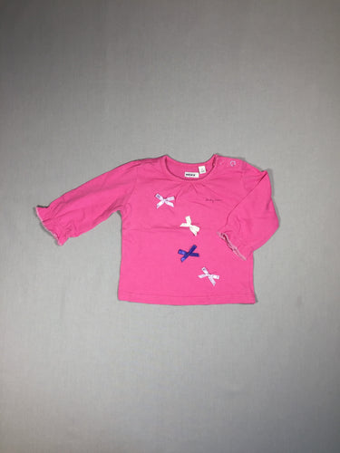 T-shirt m.l rose - petits noeuds, moins cher chez Petit Kiwi
