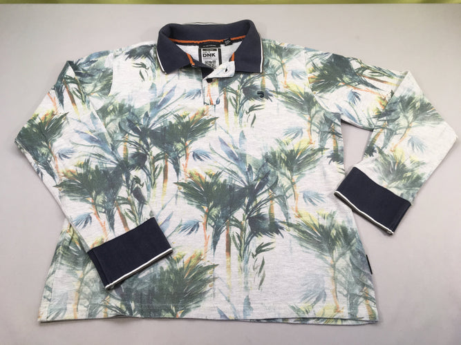Polo ml feuillage vert-"Taille court en longueur", moins cher chez Petit Kiwi