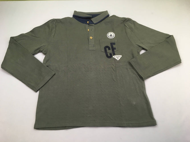 Polo ml jersey vert CF, moins cher chez Petit Kiwi