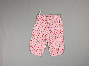 Pantalon jersey rose - fraises