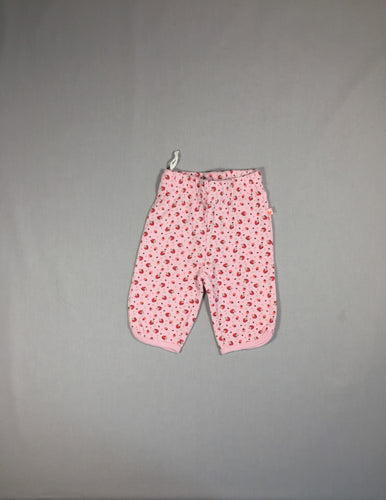 Pantalon jersey rose - fraises, moins cher chez Petit Kiwi