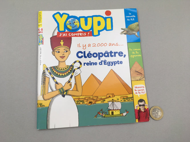 Youpi j'ai compris-Il y a 2000 ans Cléopatre, reine d'Egypte-5-8a, moins cher chez Petit Kiwi