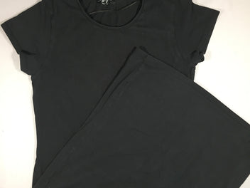 Robe de grossesse m.c jersey noir