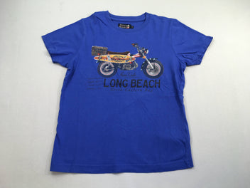 T-shirt m.c bleu moto