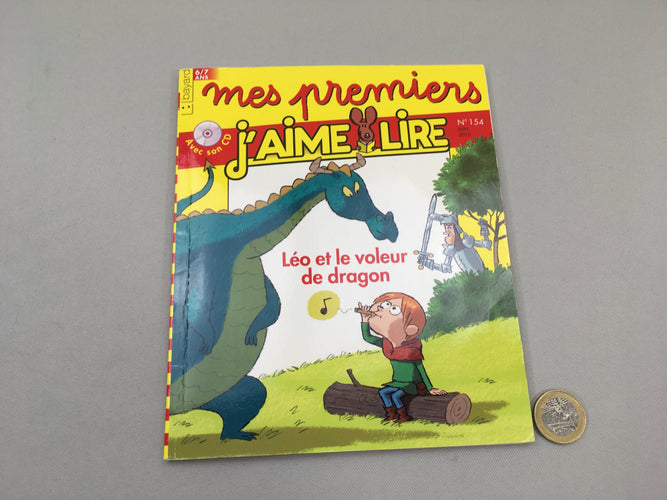 Léo et le voleur de dragon-J'aime lire 6-7a + cd, moins cher chez Petit Kiwi