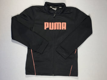 Survêtement zippé noir - Puma en rose