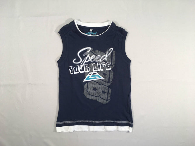 T-shirt s.m bleu Speed, moins cher chez Petit Kiwi