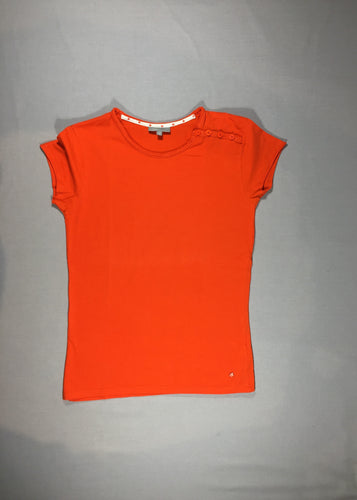 T-shirt m.c orange, moins cher chez Petit Kiwi