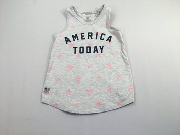 Top s.m jersey gris chiné America