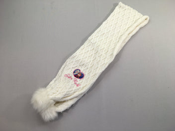 Echarpe blanche Reine des neiges