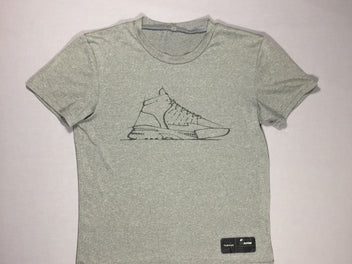 T-shirt m.c gris fluide - Tarmak - sans étiquette - taille estimée