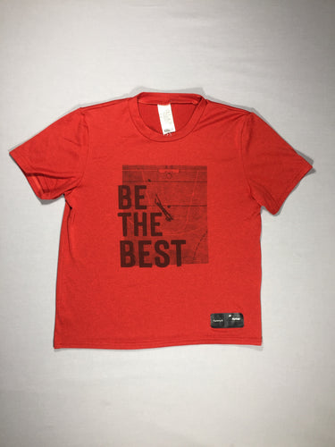 T-shirt m.c rouge fluide - Tarmak - Be the best, moins cher chez Petit Kiwi