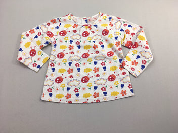 T-shirt m.c blanc coccinelles
