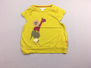 T-shirt m.c jaune animaux