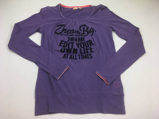 T-shirt m.l violet Dream, moins cher chez Petit Kiwi