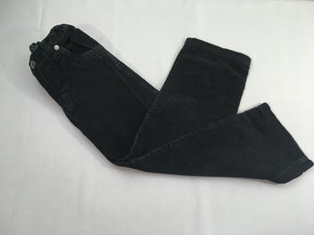 Pantalon noir velours côtelé