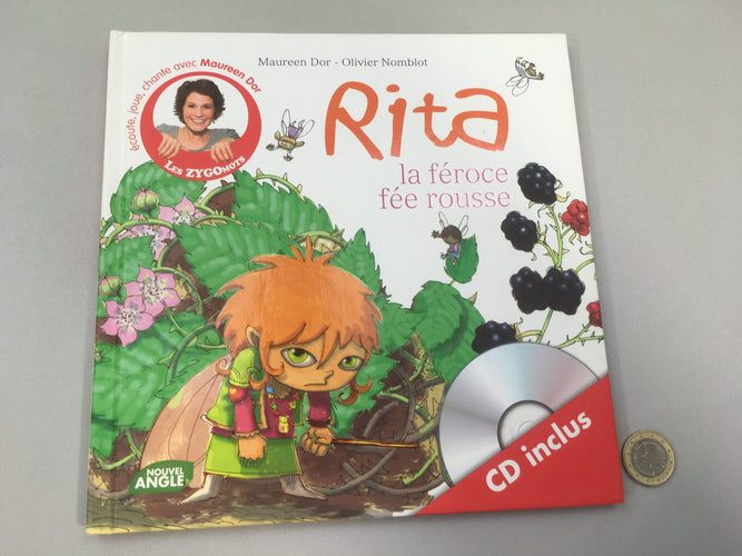 Rita la féroce fée rousse, CD inclus, moins cher chez Petit Kiwi